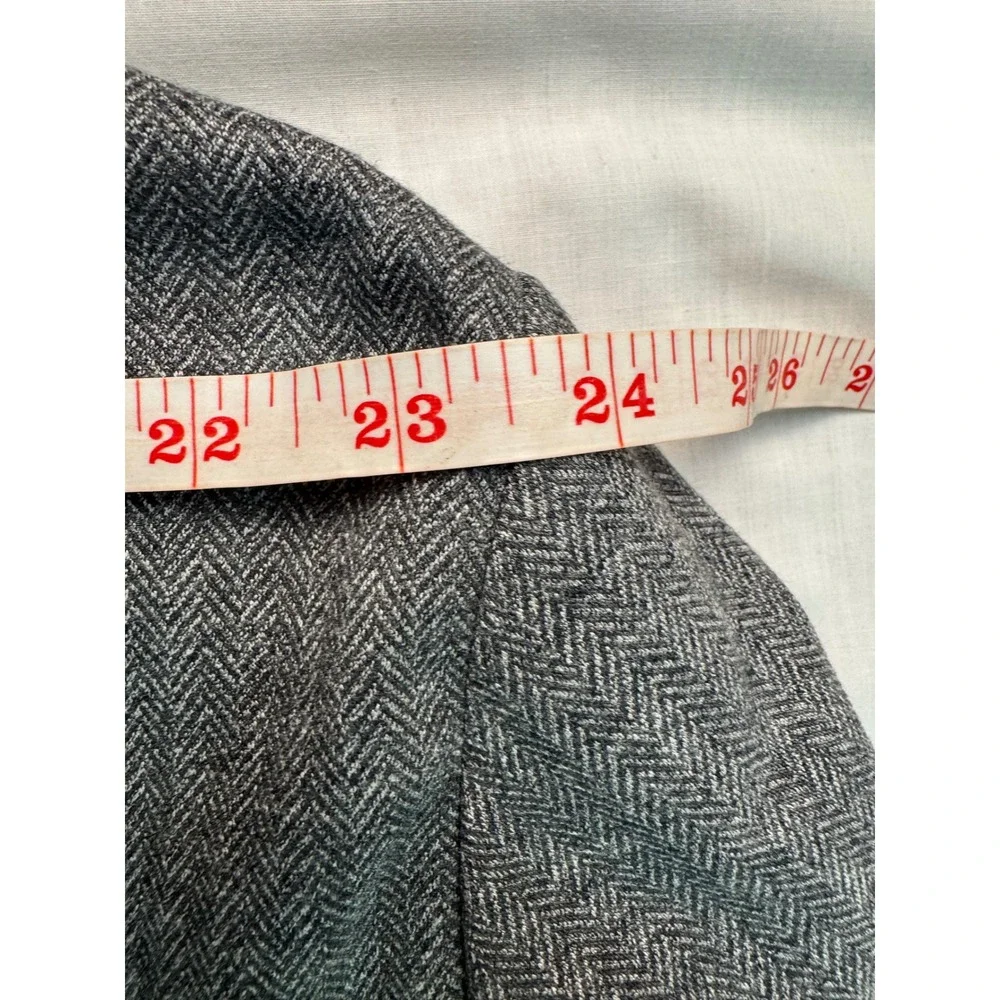 Stafford Big and Tall Stretch Comfort Sport Coat Charcoal Herringbone 54L NEW